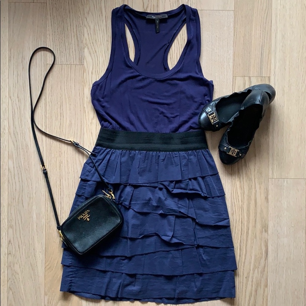 BCBGMaxazria Navy Blue Dress